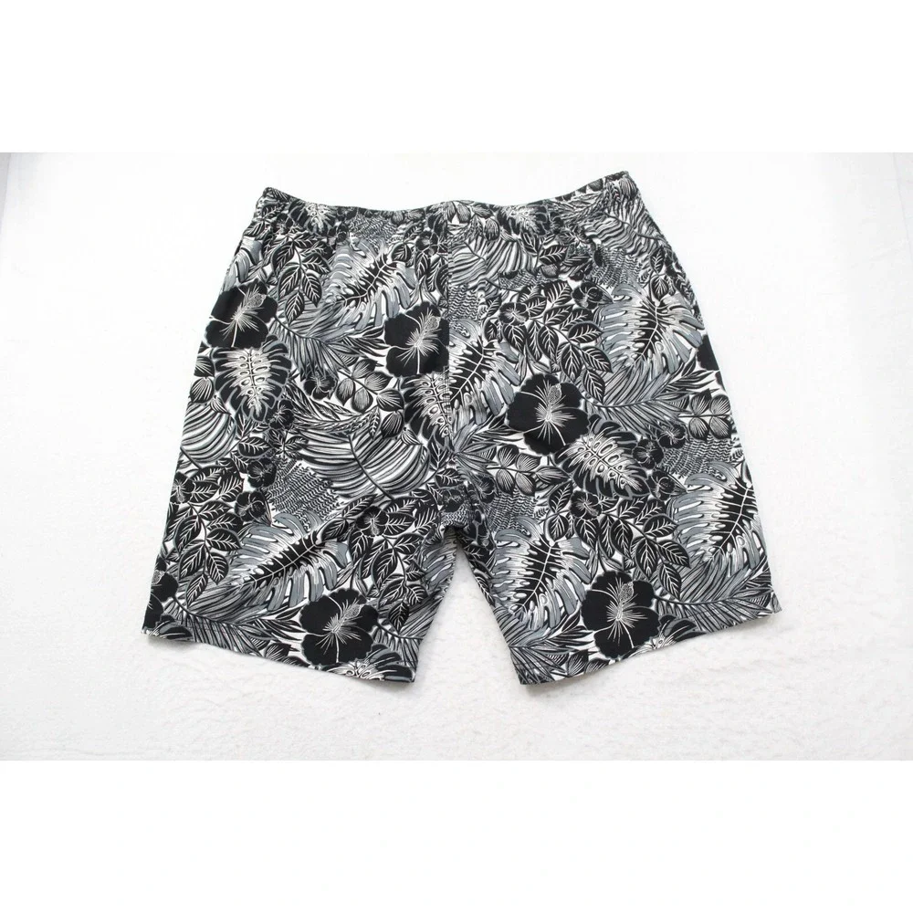 Coolibar‎ Board Shorts Swim Trunks Floral UPF 50+ W/ Pockets Mens Size 2XL x 10